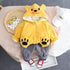 Winter children's hooded long sleeve suit two-piece set