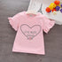 Female Baby Cotton T-shirt Short Sleeve Girl Summer Coat Summer New