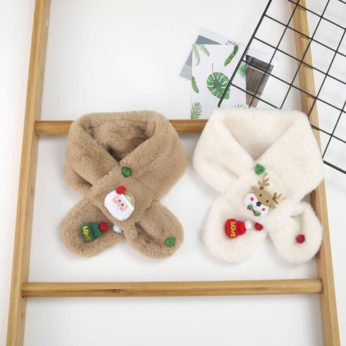 Children's Plush Christmas Scarf