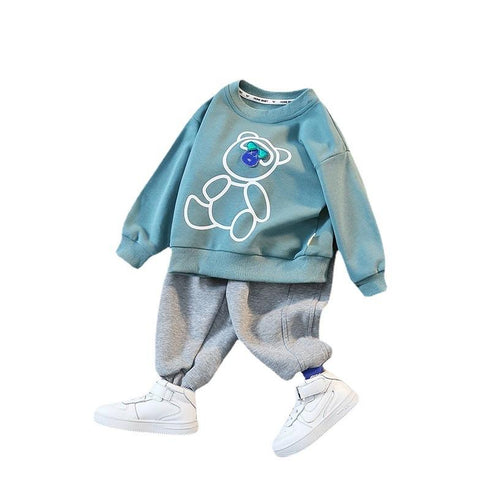 Spring and autumn boys' long sleeve suit