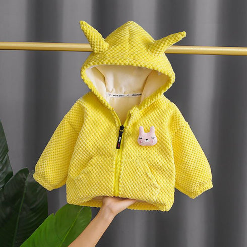 Autumn and winter girls' velvet vests