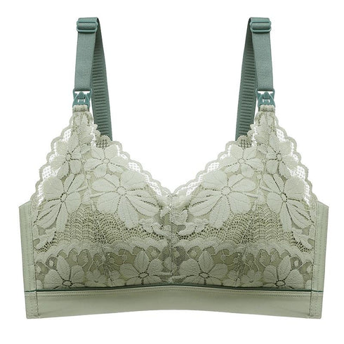 Latex cup silk has no steel ring inside nursing bra and thin underwear for pregnant women during pregnancy and lactation