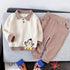 Boys Spring and Autumn Long Sleeve Casual Pants Two-Piece Set