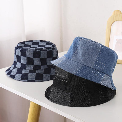 Children's Spring and Autumn Thin Fisherman's Hat,Circumference 20-22 in