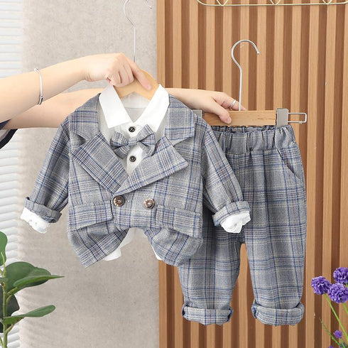 Spring and Autumn Boys Three-Piece Set