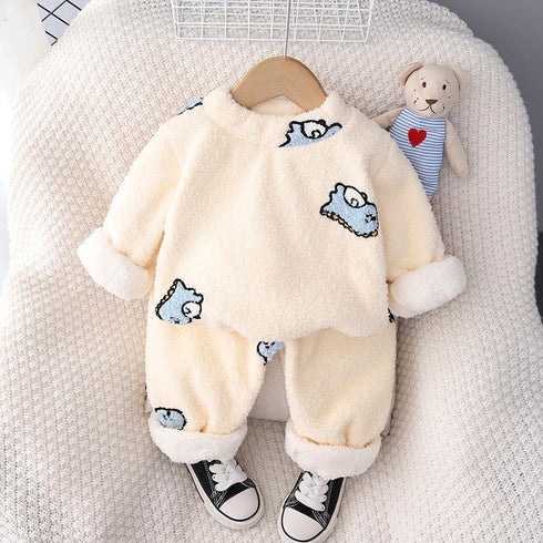 Autumn and winter children's pajamas set home wear