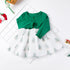 Christmas dress holiday dress printed Christmas tree children's dress