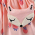 Summer Girls Dress New Sleeveless Lace Collar Cartoon Printed Children's Dress To Send Fox Bag