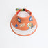 Children's Summer Cartoon Graffiti Letter Empty Top Adjustable Sunscreen Hat. Circumference 19-21 in. (48-54 cm)