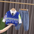 Boys Spring and Autumn Knit Vest Set Three Pieces