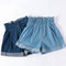 Girls' Summer Versatile Denim Shorts