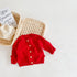 Spring and Autumn Children's Handmade Ball Knit Coat