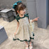 2022 Summer New Girls Little Floral Dress Butterfly Wing Dress