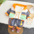 Sports Hooded Zipper Shirt Three Piece Set Male Baby Round Neck Sweater Long Sleeve Set