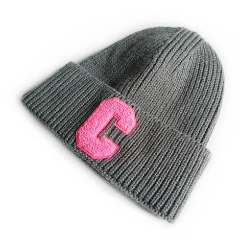 Letter C Wool Beanie