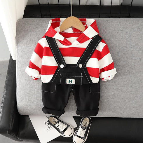 Spring and Autumn Children's Leisure Straps Two-Piece Set