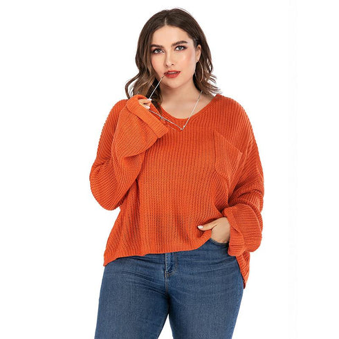 Fall/Winter Large Size Women's Sweater