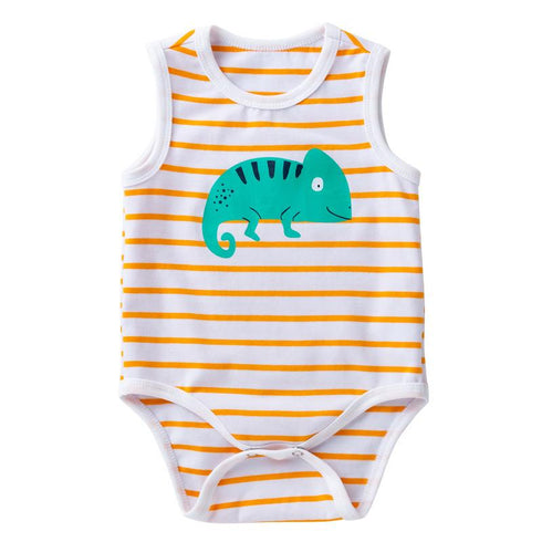 Summer baby cartoon animal  onepiece