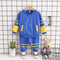 Spring and Autumn Children's Long Sleeve Zipper Wear Set Two-Piece Set
