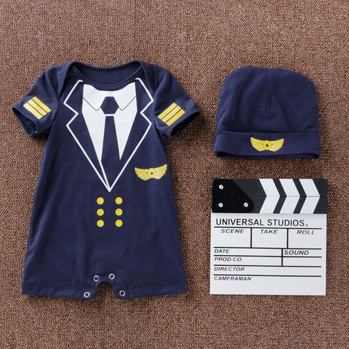 Summer baby pilot jumpsuit