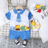 Boys summer short sleeve suit two-piece set