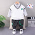 Spring and Autumn Children's Sweater Vest Set