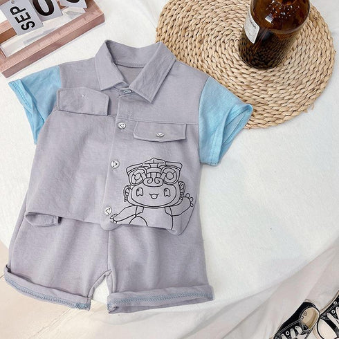 Boys Summer Suit Two-Piece Set