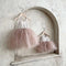 Solid Princess One Year Old Fluffy Skirt Mesh Suspender Dress