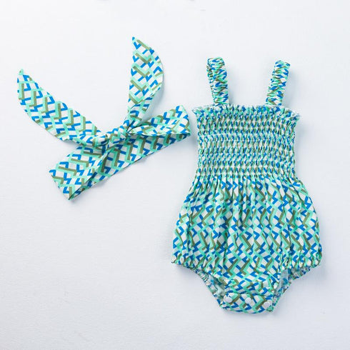 Suspender Bloomers Cute Vest Pleated Children's Jumpsuit