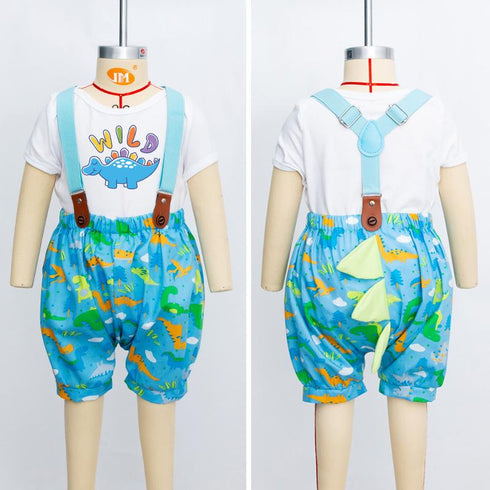 Summer boys braces 3-piece set