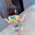 Children's Sleeveless Color Suit