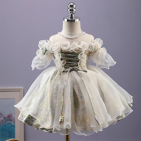 Girl Lolita Princess Dress Birthday Dress Girl's Performance Dress European Dress Dress