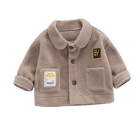 Autumn and winter children's cotton-padded warm coat
