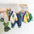 Spring and Autumn Boys Casual Cardigan Set of Three