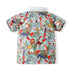 Summer boy cartoon animal polo shirt