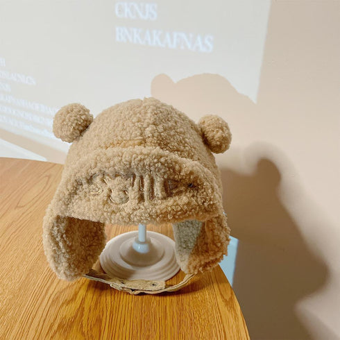 Children's Cute Bear Cap In Autumn And Winter Circumference 18.1-19.7 inch