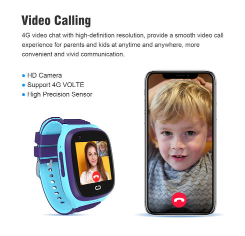 4G Smart Phone Watch for Children