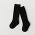 Multicolor children's socks double needle vertical stripes middle stockings baby socks solid color sports socks