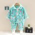 Autumn and winter children's home clothes pajamas two-piece set