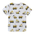 Summer boy excavator short sleeve