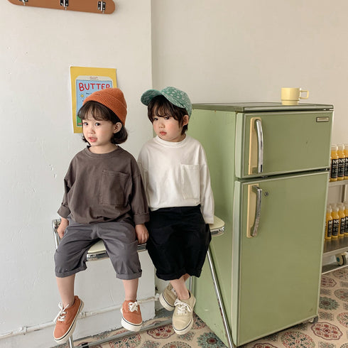 Simple soft loose bottoming art T-shirt