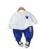 Boy's Long Sleeve Sweat Sports Pants Two-Piece Set
