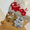 Autumn and winter Christmas children's hat scarf one glove set Circumference 19.7-20.5inch