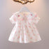 Baby Girl Dress 2022 Summer New Girl Strawberry Embroidered Dress