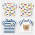 Summer New Baby Boy Short Sleeve T-shirt Boy Half Sleeve Cartoon Printed Jacket Cotton Comfortable