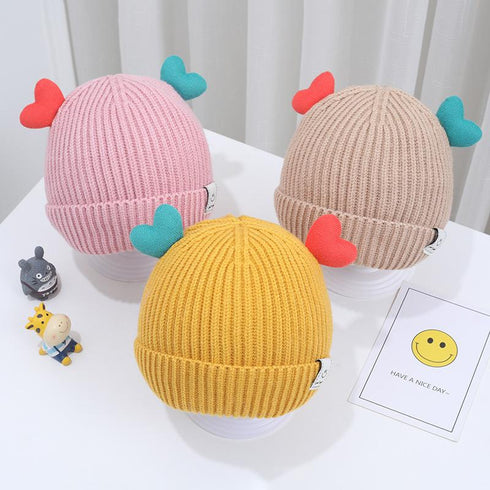 Baby Knitted Love Hat