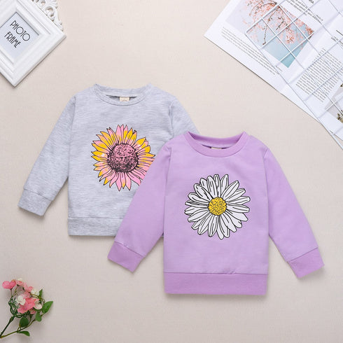 Girl's Printed Sweatshirt