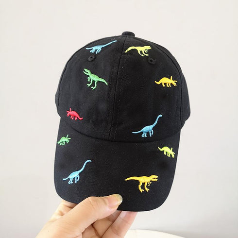 Boys' And Girls' Colored Dinosaur Baseball Cap Sun Visor Cap. Circumference 19-20 in. (48-52cm)