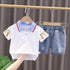 Boys summer short sleeve suit