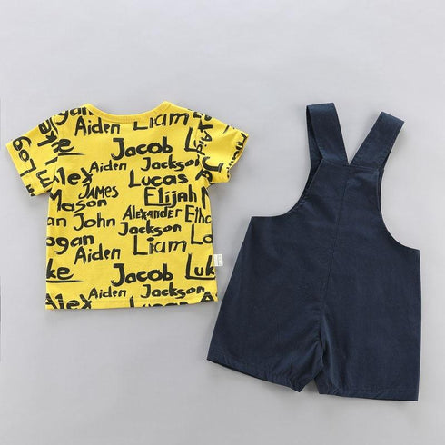Boys summer suit two-piece set